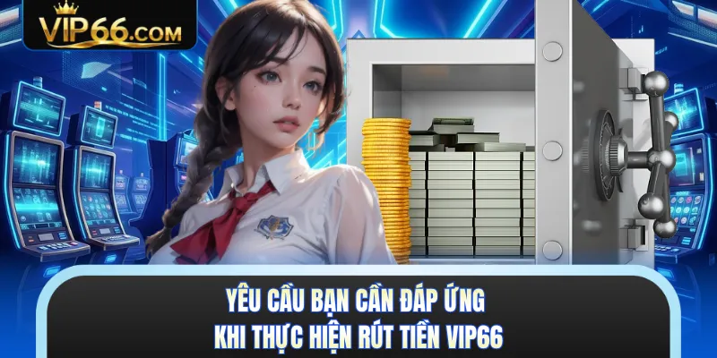 Yêu cầu bạn cần đáp ứng khi thực hiện rút tiền VIP66